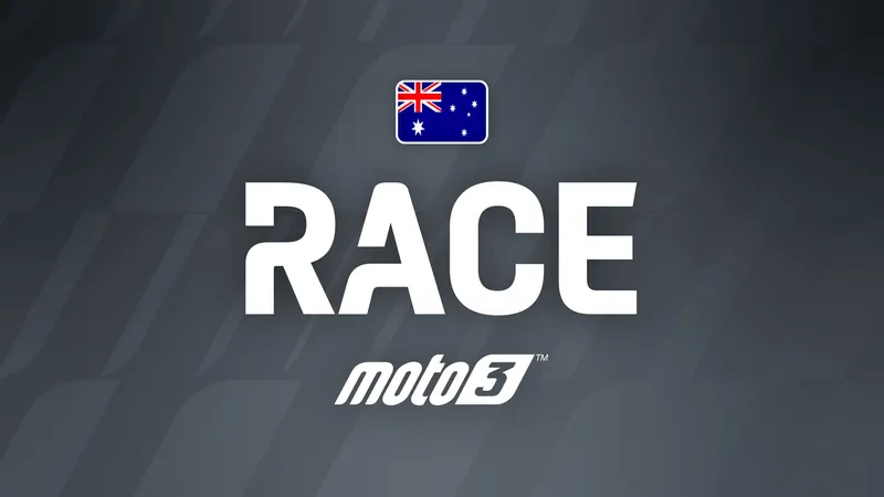 Moto3 2024 Austrálie – Závod