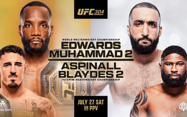 UFC 304 Main Card – Edwards VS Muhammad