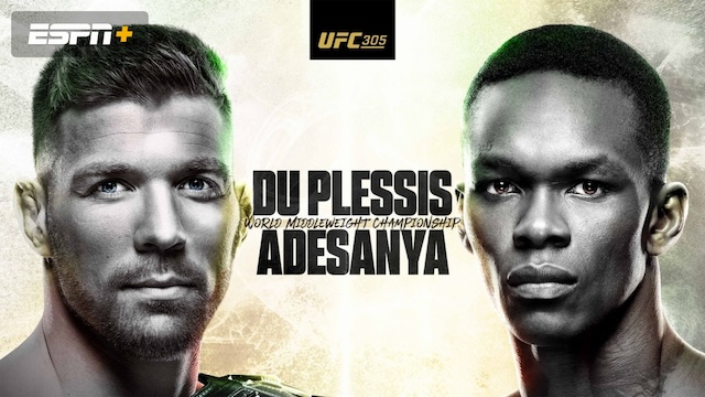 UFC 305 Main Card – Du Plessis VS Adesanya