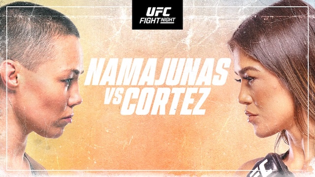 UFC Fight Night Main Card – Namajunas VS Cortez (14.7.2024)